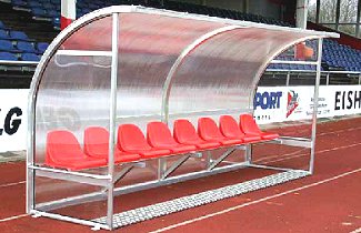 Spielerkabine Champion vollverschweißt